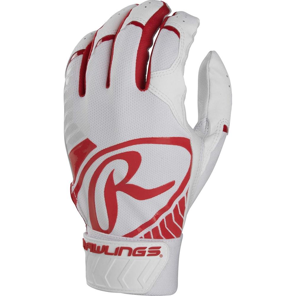 image:imageRawlings 5150 Baseball Batting Gloves Youth Multiple ColorsScarlet