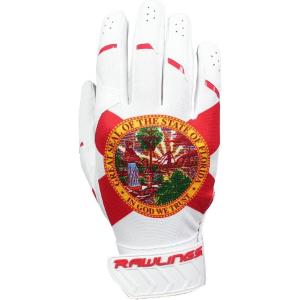 Rawlings 5150 Flag Country Batting Gloves Limited Edition, Florida, Youth Large